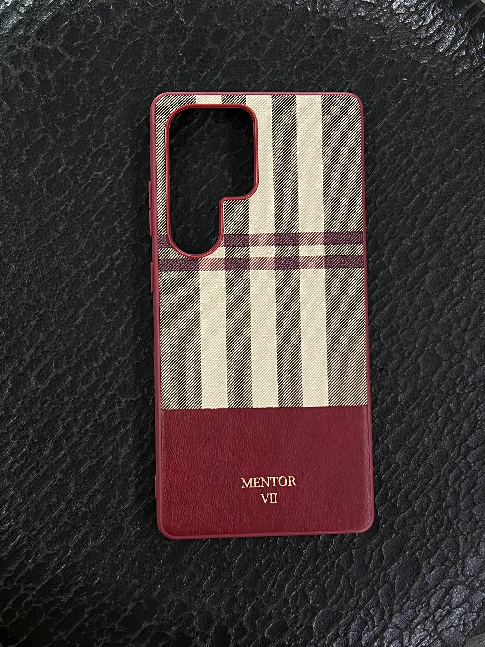 Samsung s25 ultra mentor leather tpu case