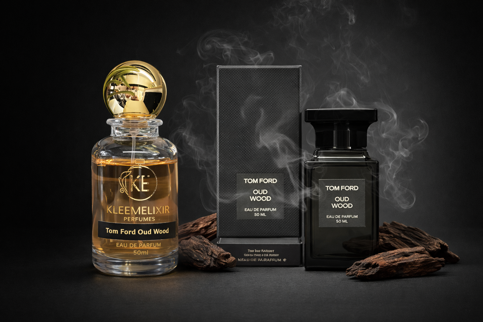 The perfume made by kleemelixir 50 ml same as original tom ford oudwood
