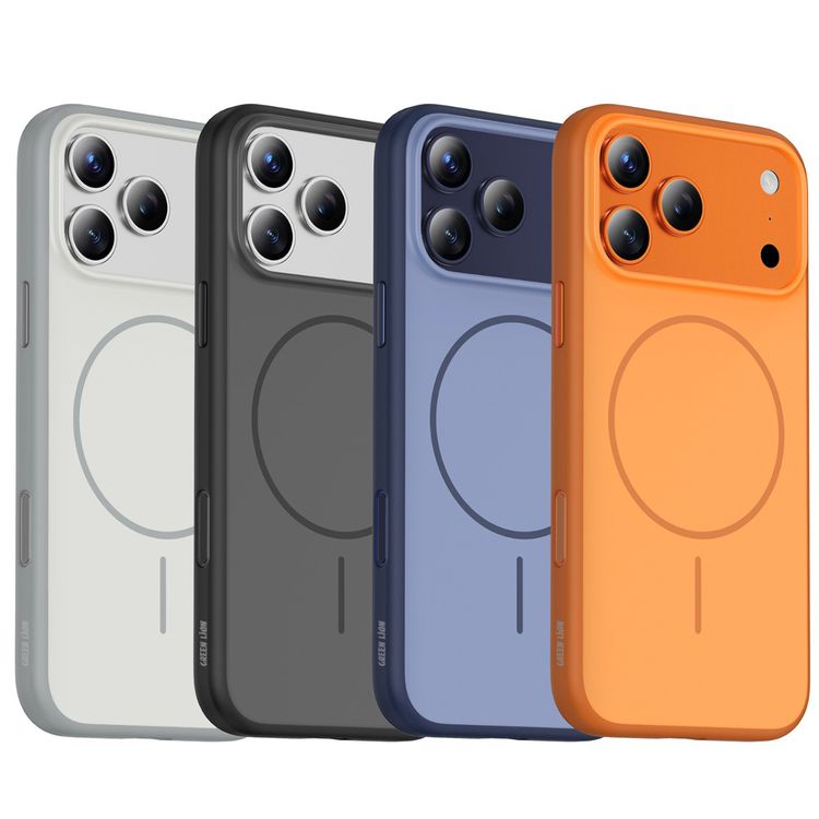 Gkk Patric MagSafe Premium Matte Finish Case for iPhone 17 Pro, Drop & Camera Protection, Comfortable Grip, Anti-Yellowing - orange