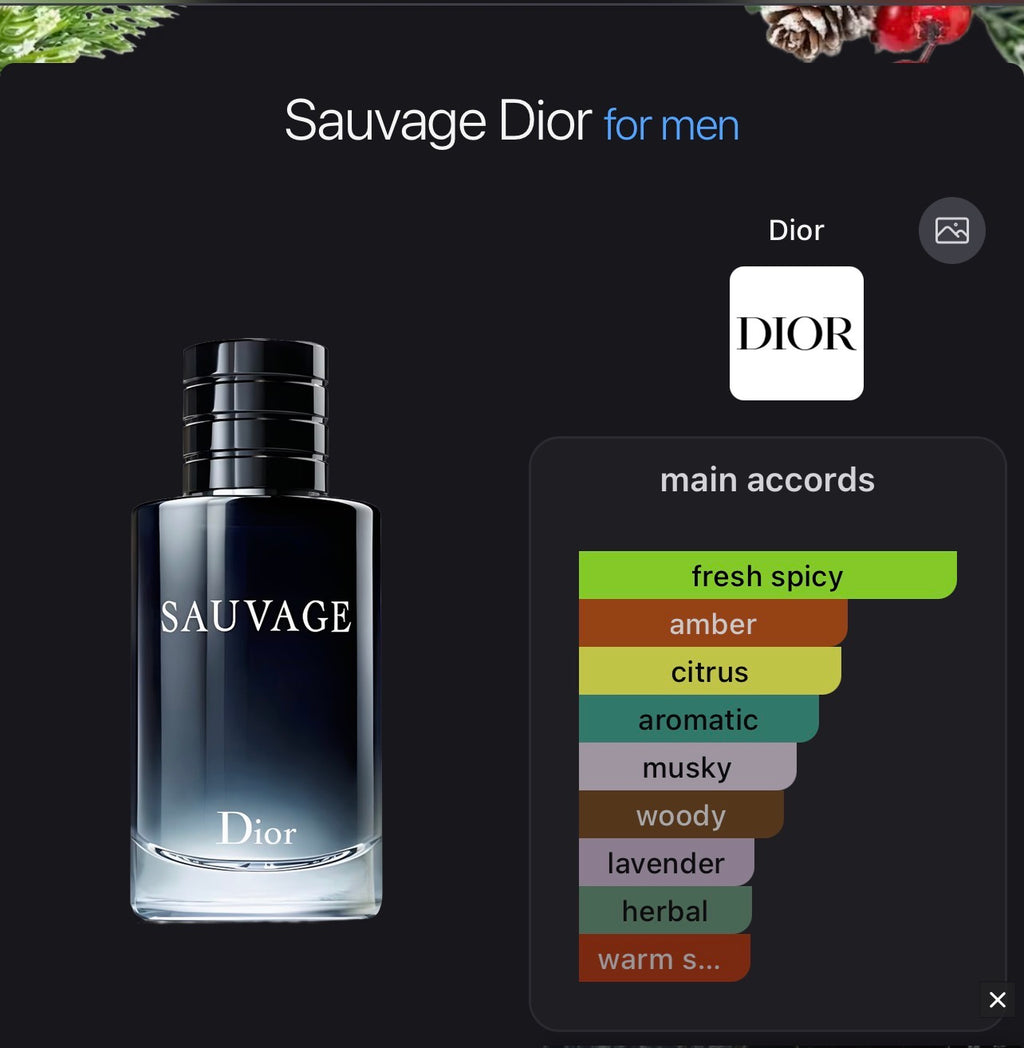 The perfume made by kleemelixir 50 ml same as original dior sauage