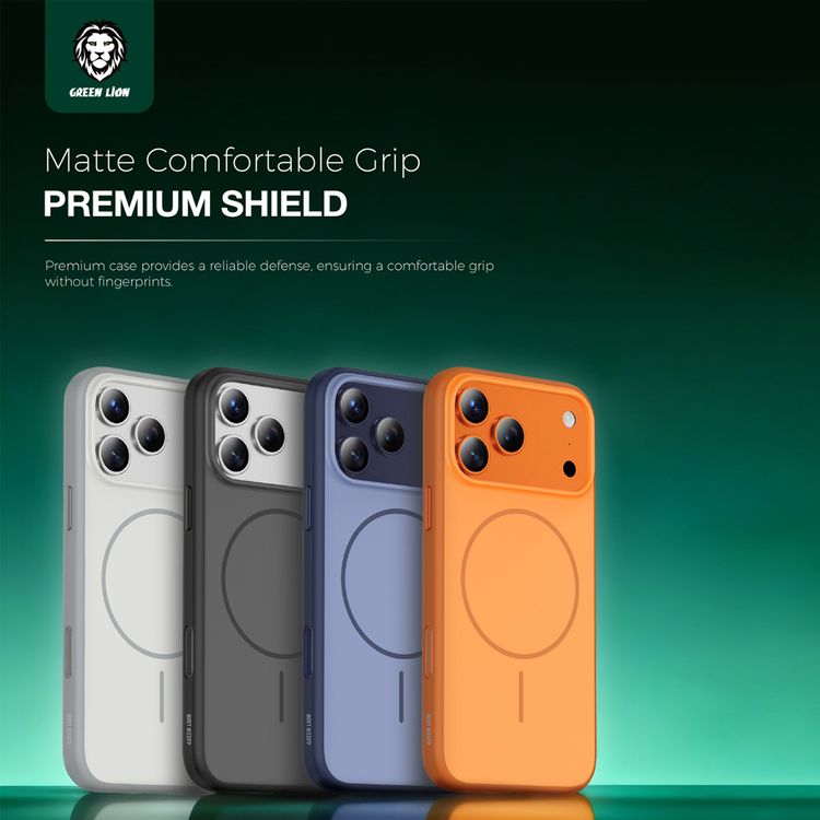 Gkk Patric MagSafe Premium Matte Finish Case for iPhone 17 Pro, Drop & Camera Protection, Comfortable Grip, Anti-Yellowing - orange