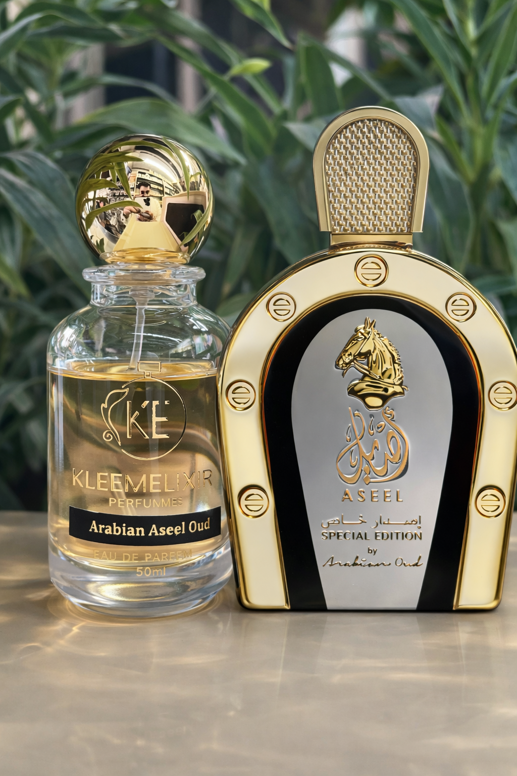 The perfume made by kleemelixir 50 ml same as original aseel oud