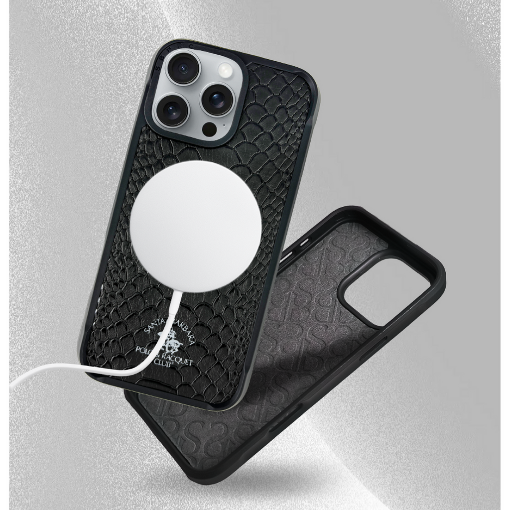 Santa Barbara Polo Raquet Club KNIGHT Series for iPhone 16 pro (Black)