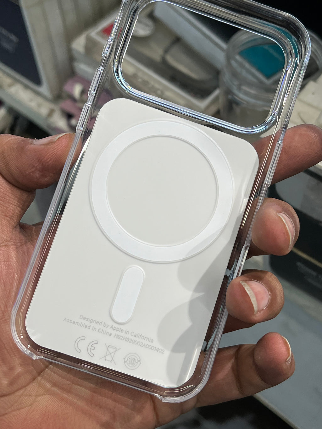 I phone 17 pro max original sensor button case with anti yellow