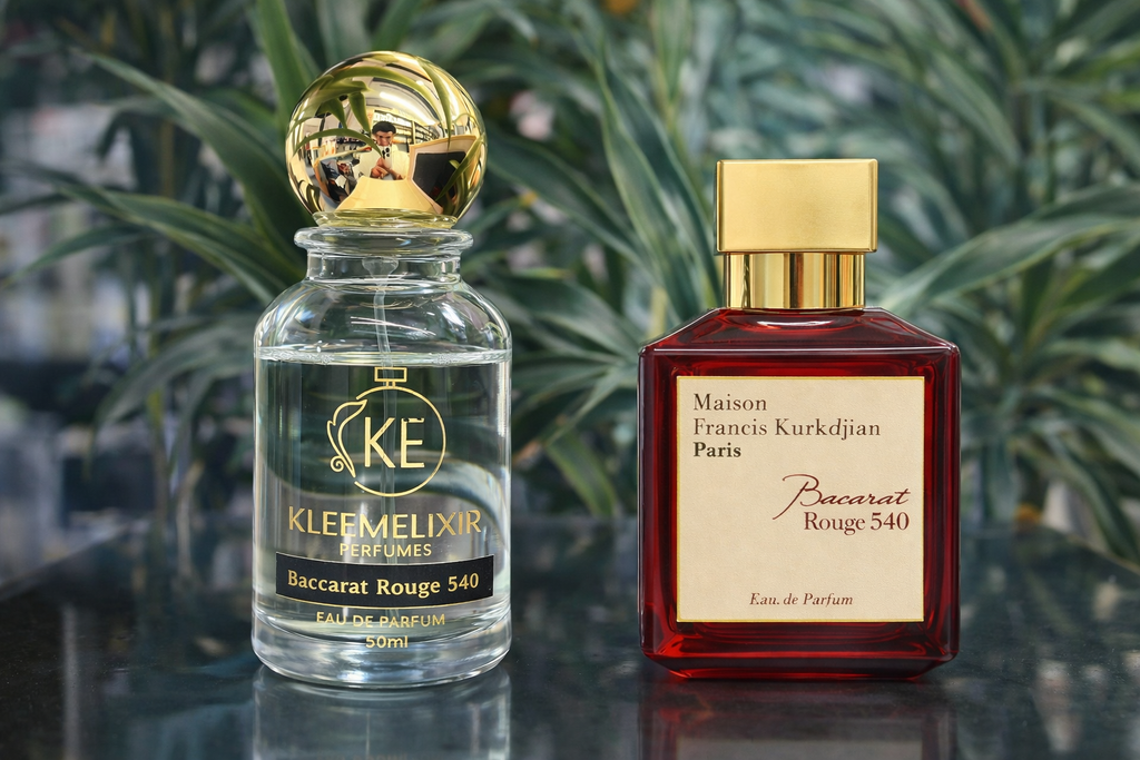 The perfume made by kleemelixir 50 ml same as original baccarat rouge 540