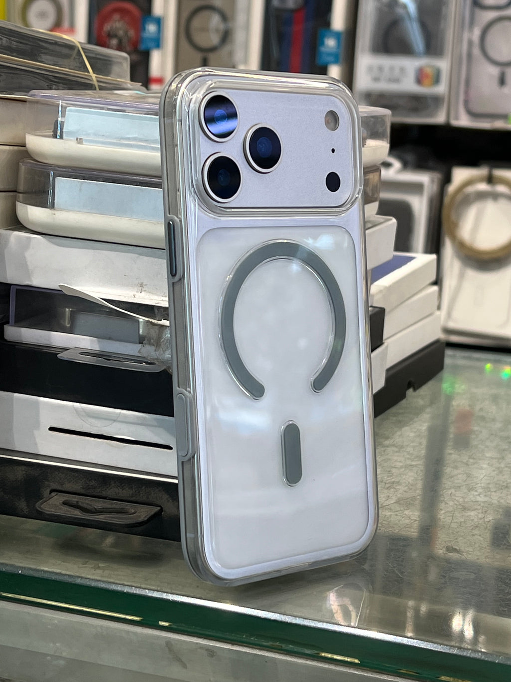 Camera button Magsafe shock proof case for i phone 17 pro