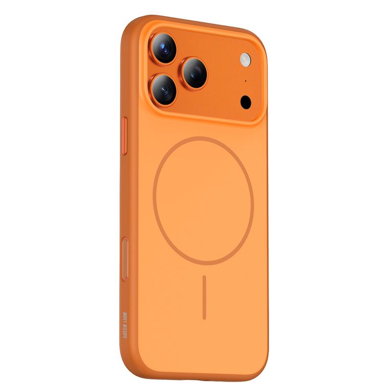 Gkk Patric MagSafe Premium Matte Finish Case for iPhone 17 Pro, Drop & Camera Protection, Comfortable Grip, Anti-Yellowing - orange