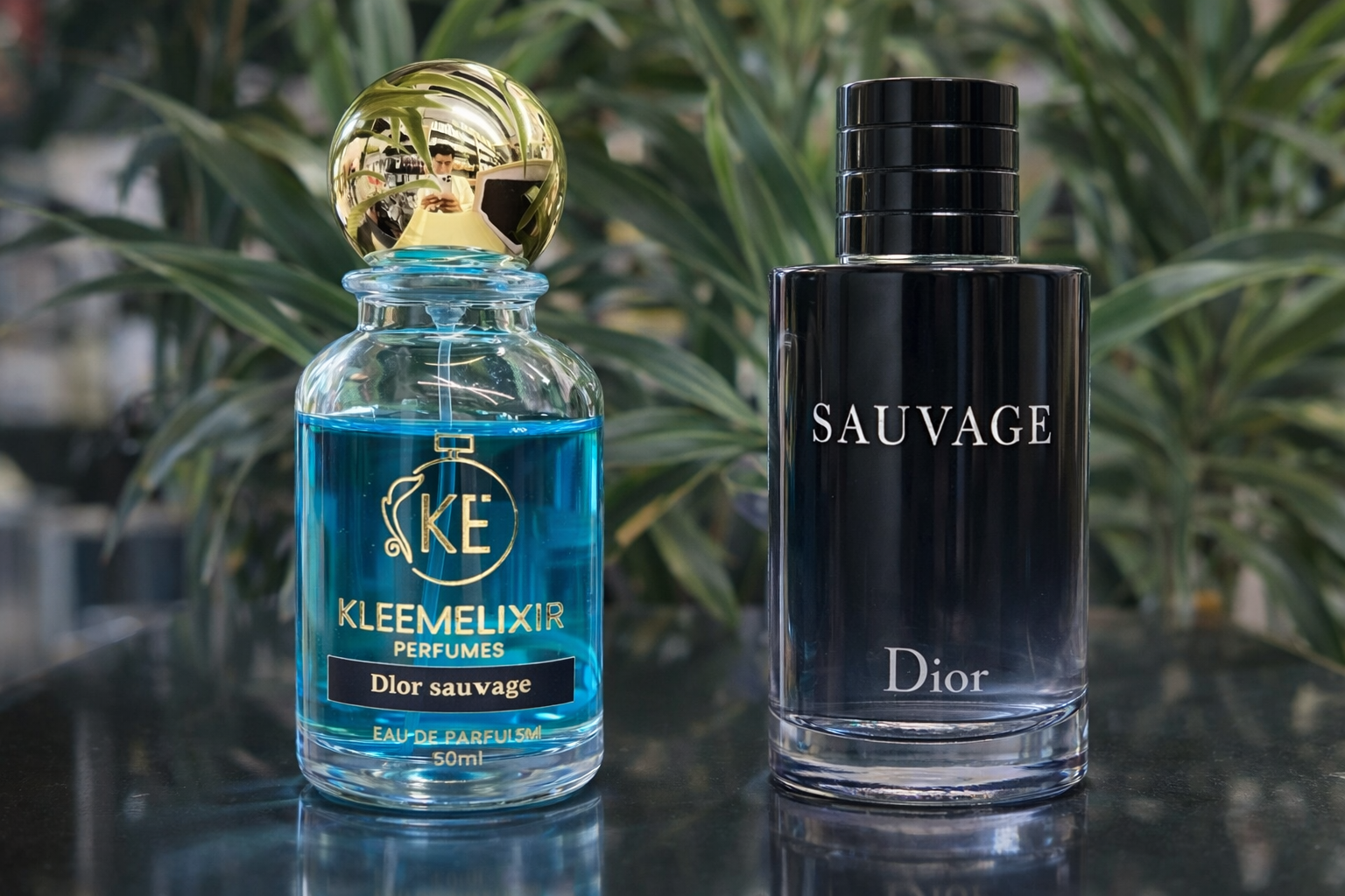 The perfume made by kleemelixir 50 ml same as original dior sauage