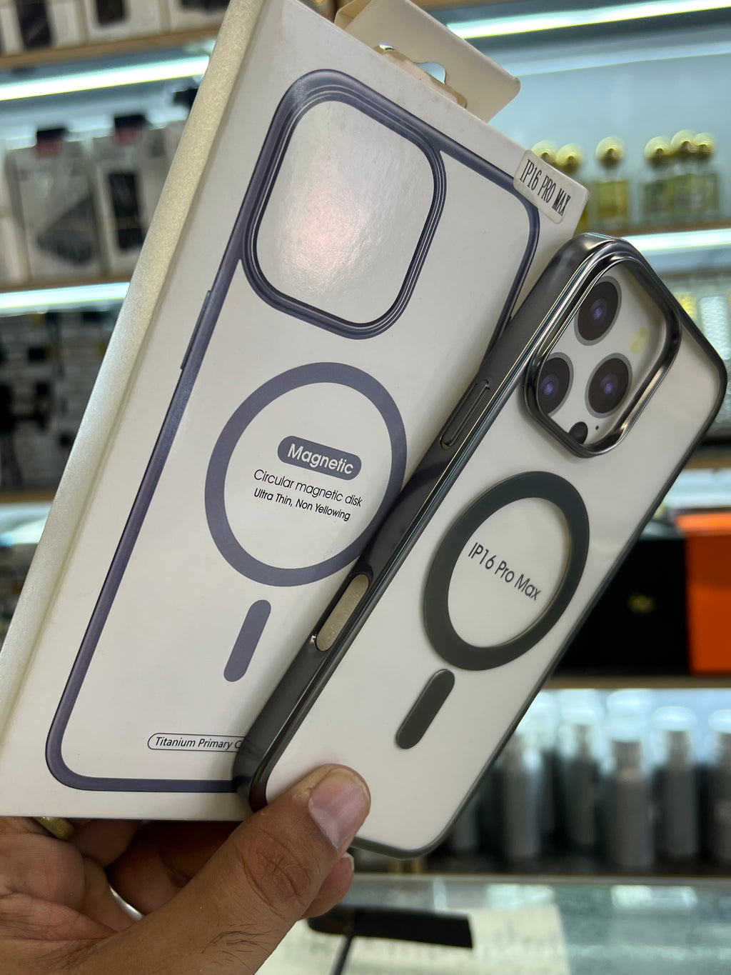 Anti yellow magsafe case i phone 16 pro max