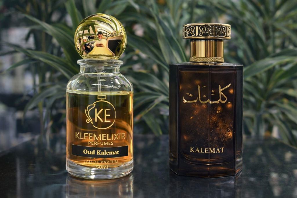 The perfume made by kleemelixir 50 ml same as original oud kalemat