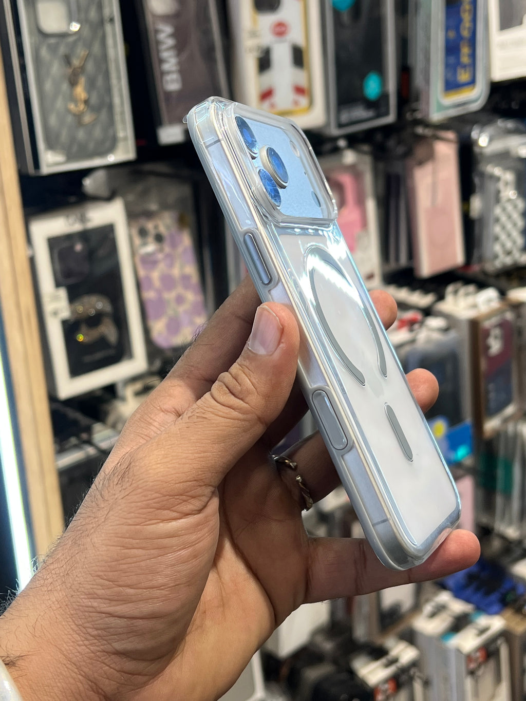 Camera button Magsafe shock proof case for i phone 17 pro