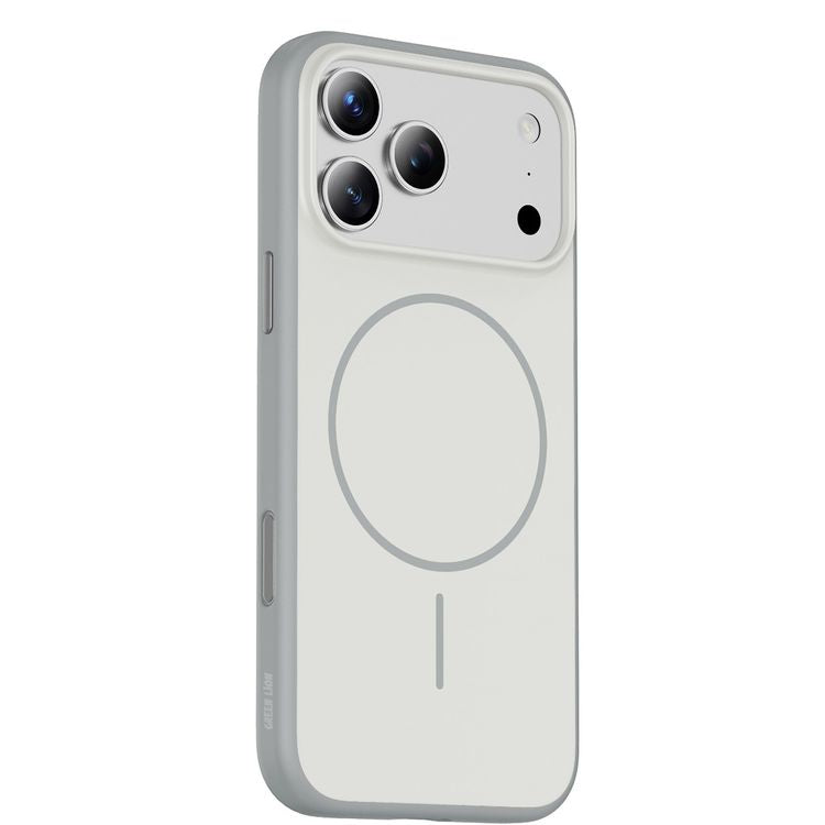 Gkk Patric MagSafe Premium Matte Finish Case for iPhone 17 Pro, Drop & Camera Protection, Comfortable Grip, Anti-Yellowing - sliver
