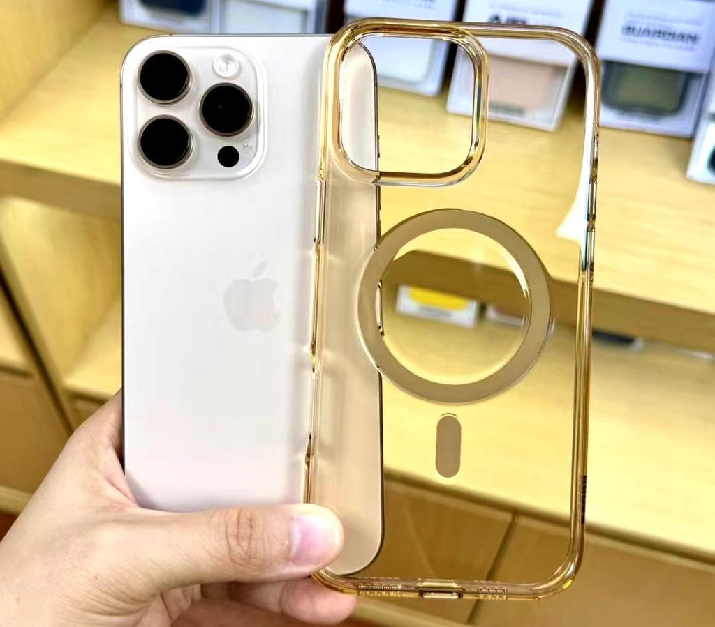 I phone 16 pro desert, titanium, smoke black . Transparent  and anti yellow shock Proof case