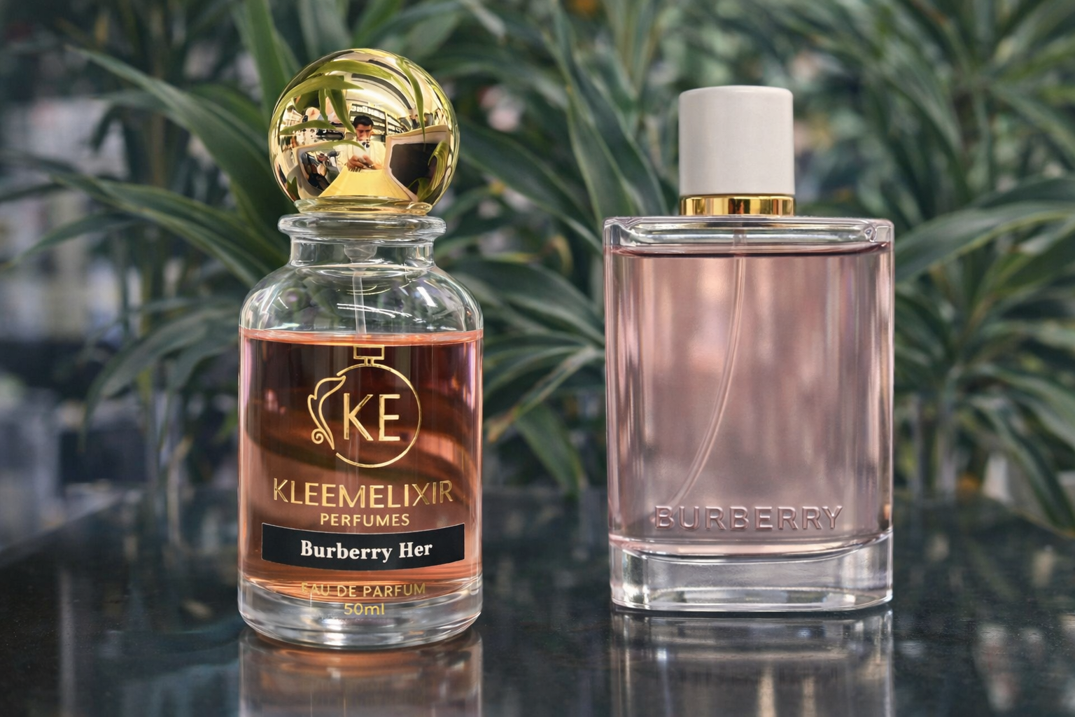 The perfume made by kleemelixir 50 ml same as original burberry for her