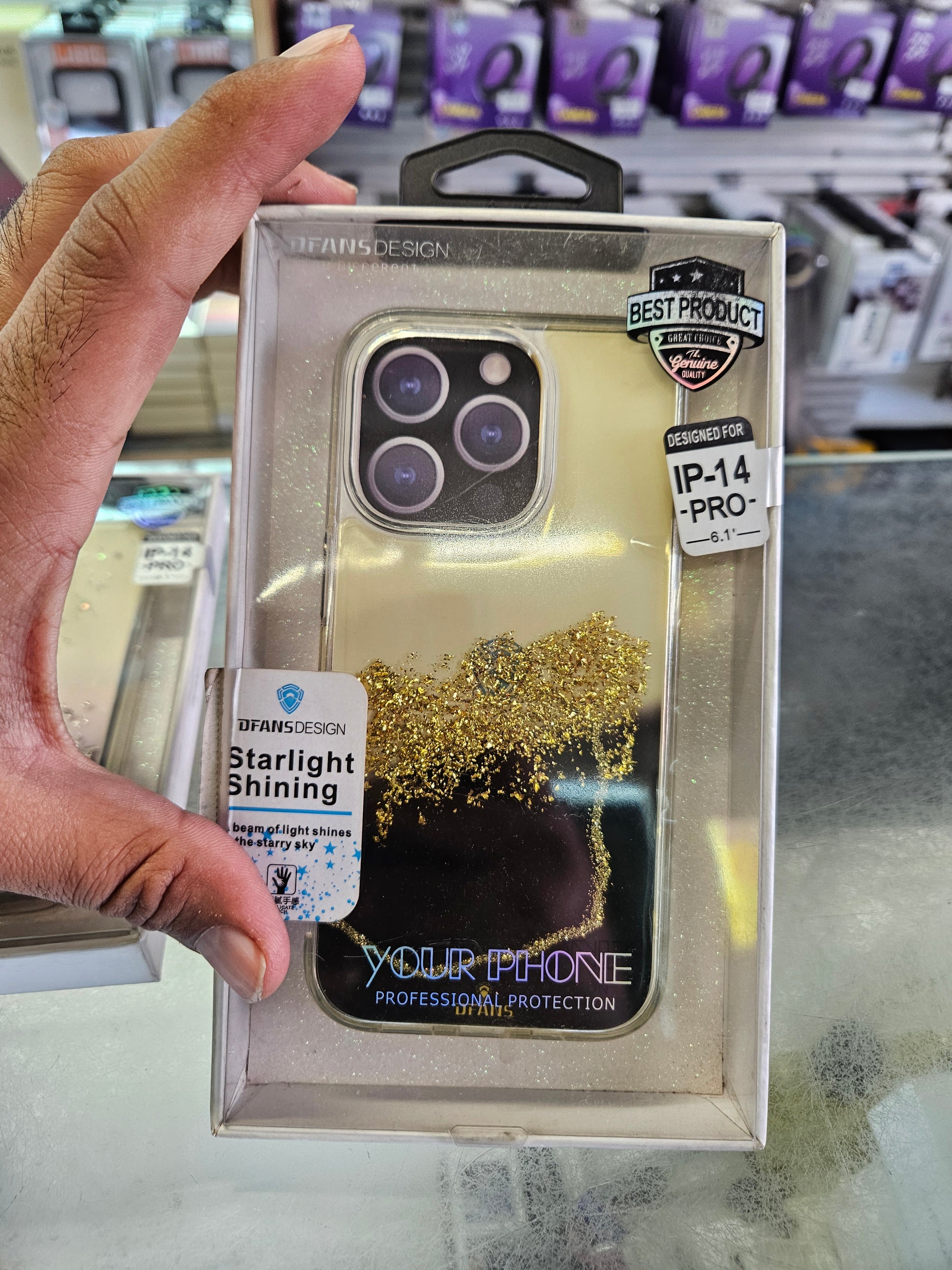 Iphone 14 pro luxury diamond case